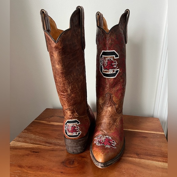 Women’s 7.5 Gameday cowboy boots - University of South Carolina ( USC ) - Picture 4 of 5